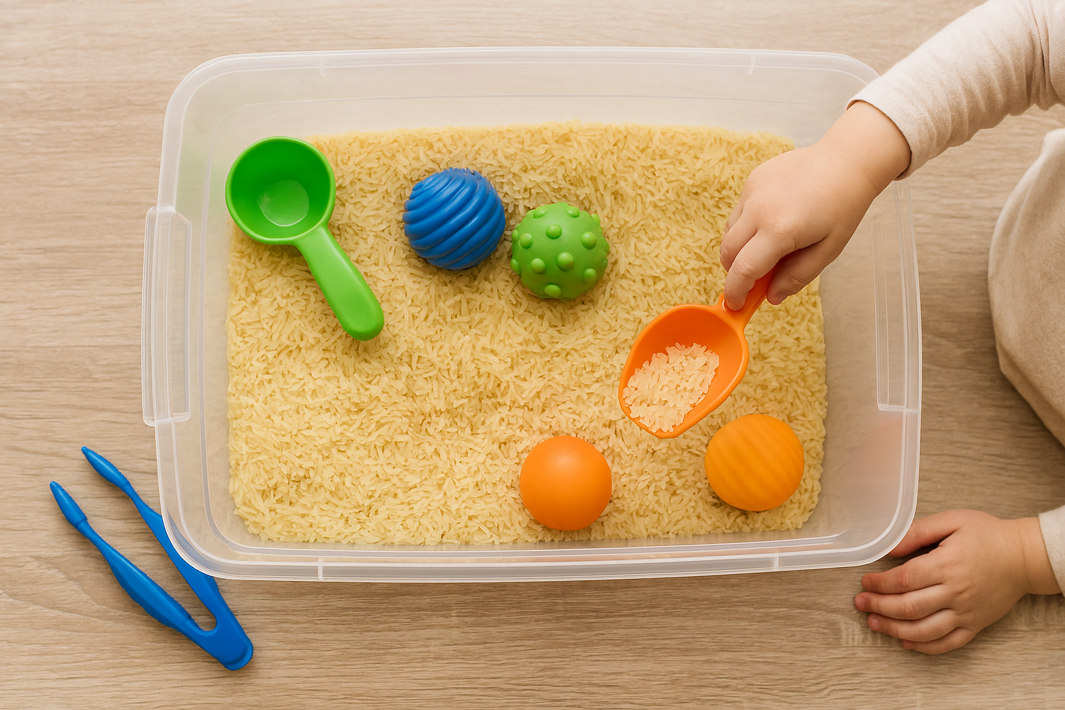 sensory bin for toddlers