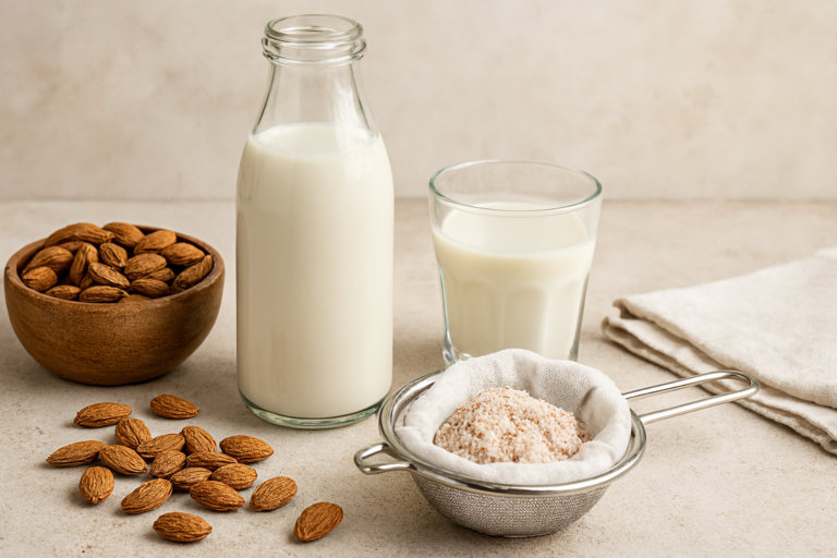 How to make almond milk at home